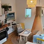 Tiny Grey House With Loft, 15 Min From City Center